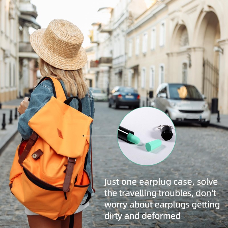 Ear Plugs 60 Pairs Soft Green Colour Ear Plugs for
