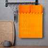 BPA-Free Silicone Cooking Mat: Ultimate Tool Organizer with Drip Pan