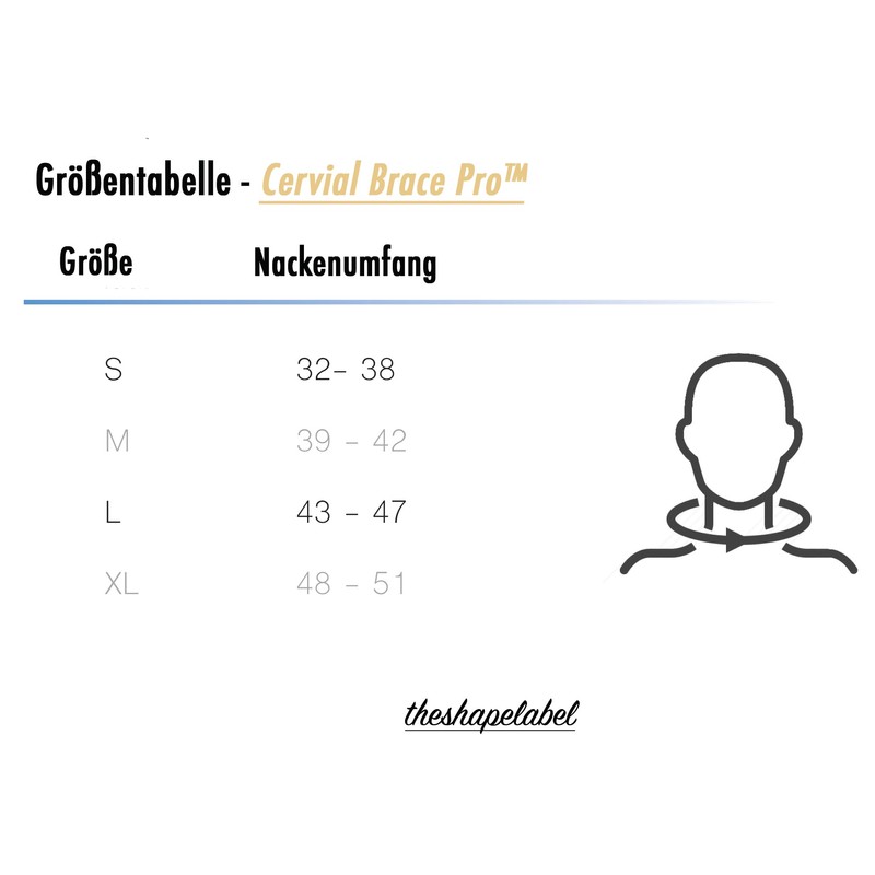 The Shape Label™ Cervical Brace Pro Neck Support | Medical