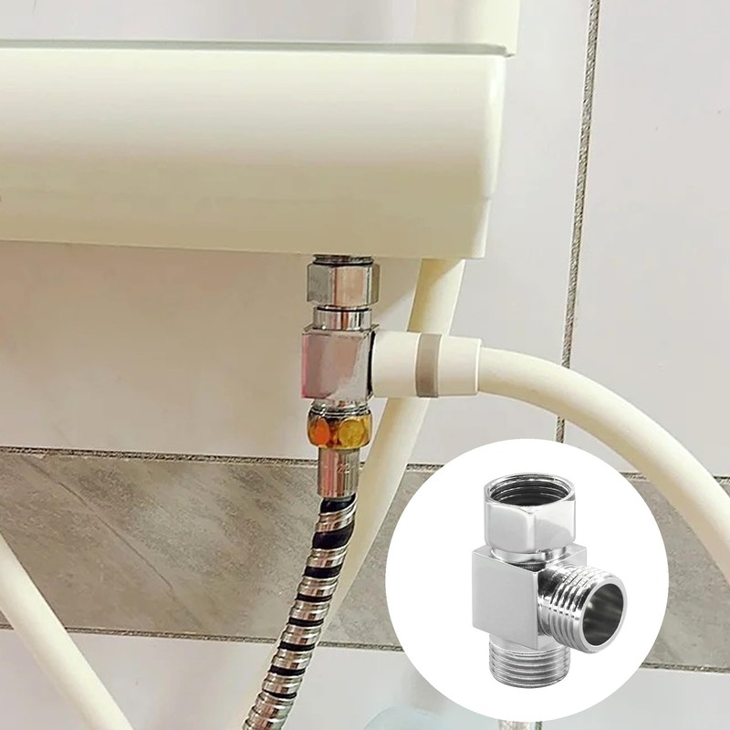 20mm 3 Way T Shaped Water Diverters,Brass Shower Diverter Valve
