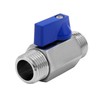 Beduan Stainless 1/4" NPT Mini Ball Valve Male x Male