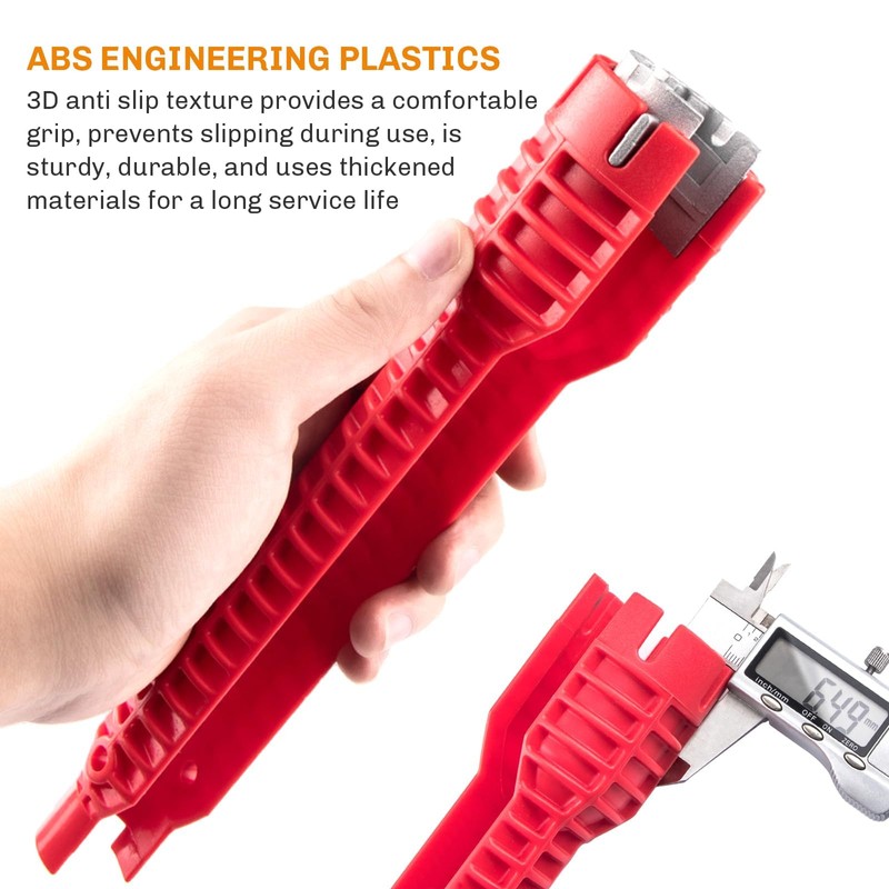8 in 1 Faucet Wrench Tool, Water Pipe Wrench with