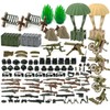 Pamvava Military Weapons Pack, WW2 Army Gear Kit Bricks Accessories