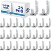 Gisafai 25 Pcs Cable Support J-Hook, Garage Hooks for Hanging,