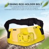 Boat Rock Fishing Rod Pole Holder Adjustable Waist Fighting Belt