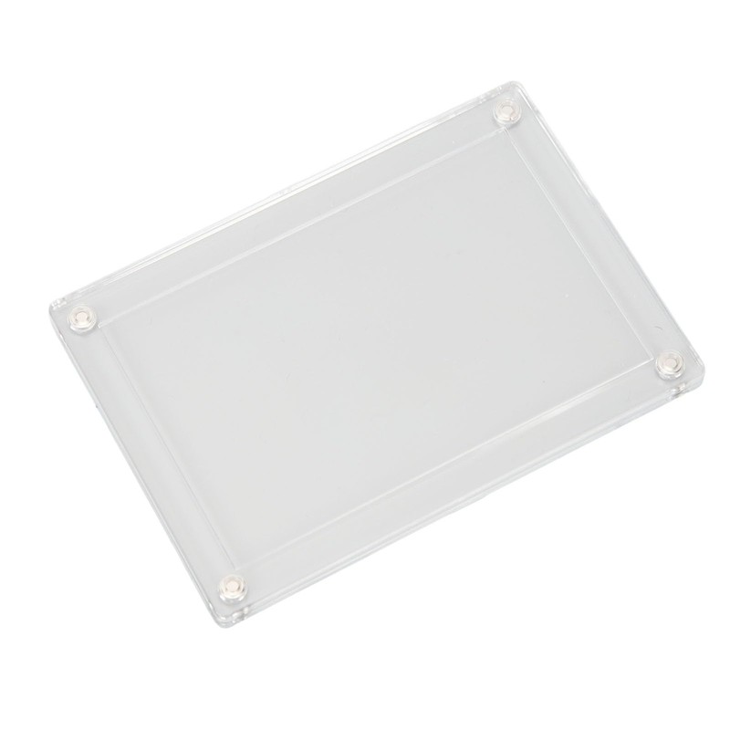 Refrigerator Photo Frames, Acrylic Magnetic Double Sided Transparent Fridge Picture