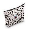 Shark Lover Gift Easily Excited by Shark Teeth Cosmetic Bag