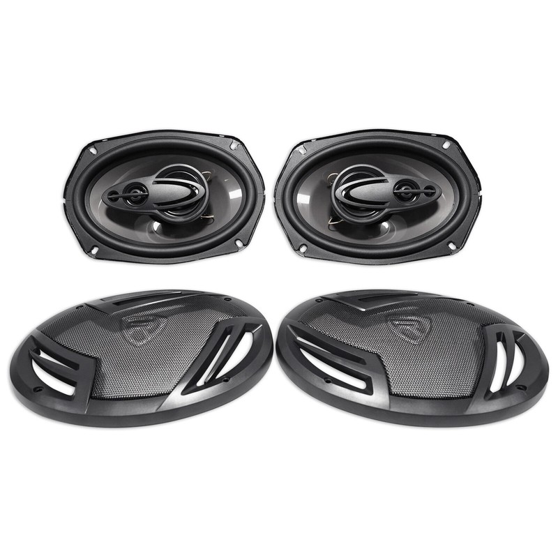 Rockville Pair Rockville RV69.4A 6x9" 4-Way Car Speakers 1000 Watts/220w