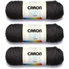 Bulk Buy: Caron Simply Soft Heather Yarn (3-Pack) Charcoal H9700H-9508
