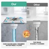 USAHANKE Drain Hair Catcher for Bathroom Sink,4.8" Stainless Steel and