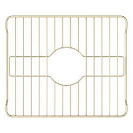 Better Houseware Sink Protectors for Kitchen Sink, Protective Metal Grid, 16x12.3x1 inches, Almond Kitchen Sink Mat to Shield Sink Base from Scratches, Rust-Resistant Coating, M