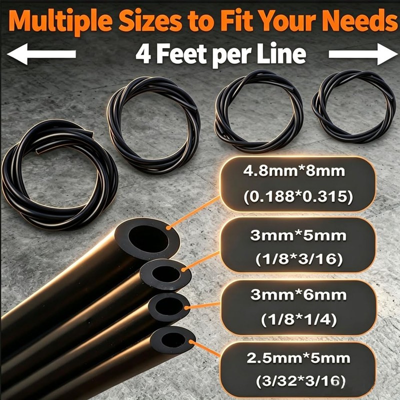 WGWXRSY Fuel Line Primer Bulb Kit with Fuel Filter for