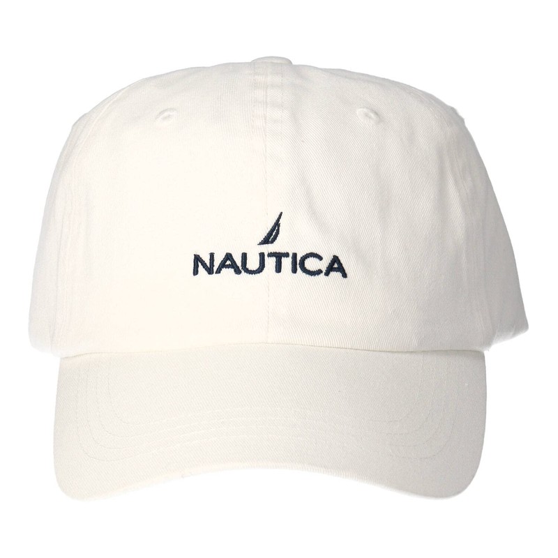 Nautica Basic Cotton Twill Low Cap, 004 off white