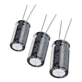 FymuSing (Pack of 12 Pieces) 1000uf 25V Capacitor, Aluminum Electrolytic Capacitor 1000uf 25v 10x17