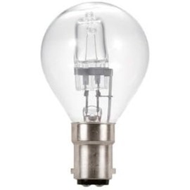 Merriway Eco-Halogen Energy Saving Golfball Dimmable (Twin Pack) 42W, B15d, 42 W