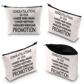 Work Promotion Makeup Bag Congratulations on Work Promotion Gift for Her Funny Work Promotion Job Promotion Gifts Zipper Pouch (WORKLOAD Promotion 3uk)