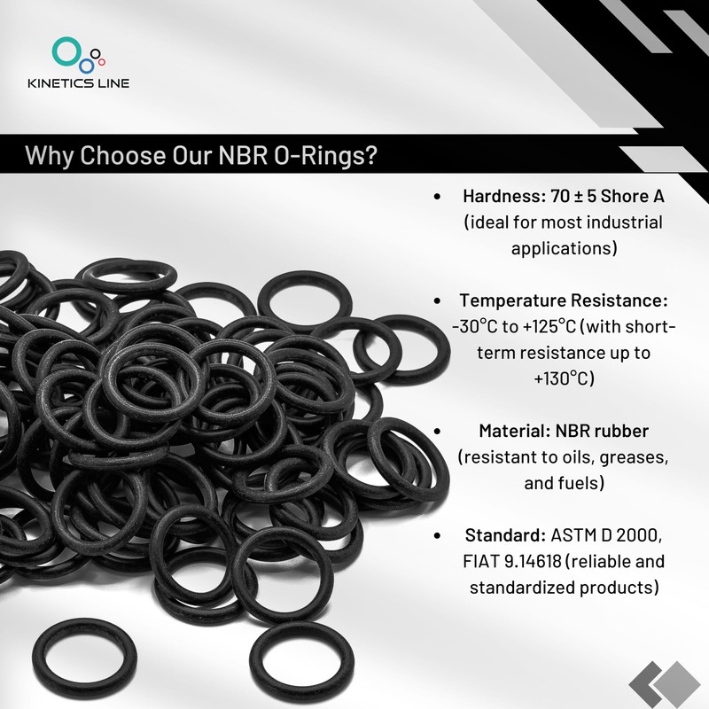 KINETICS LINE O-Ring Seals 5.70 x 1.90 mm Pack of