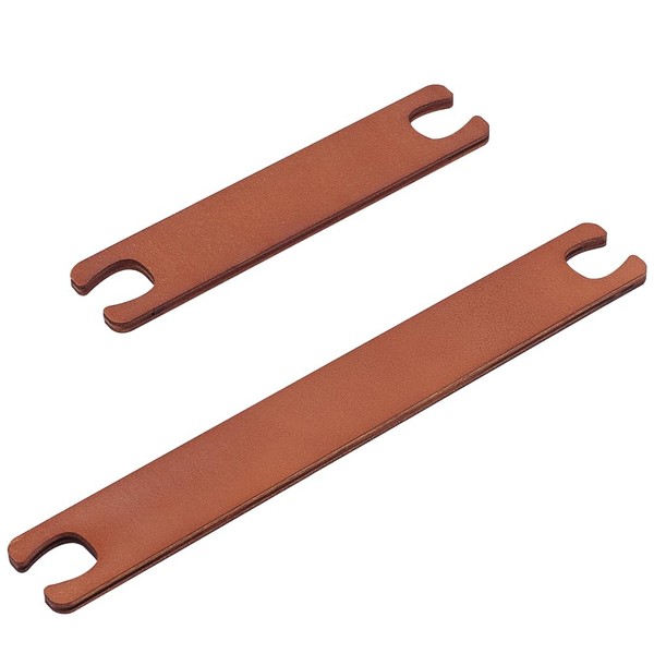 PH PandaHall Pack of 2 Wooden Weaving Ships Weaving Tools