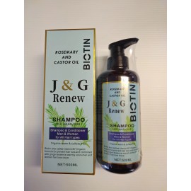 Hair Renew J&G Renew Biotin Shampoo & Conditioner 2in1. For Hair Loss And Hair Growth
