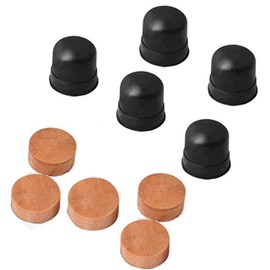 10PCS Trombone Slide Rubber Bumpers & Cork Pads - Brass Instrument Accessories for Repair & Maintenance
