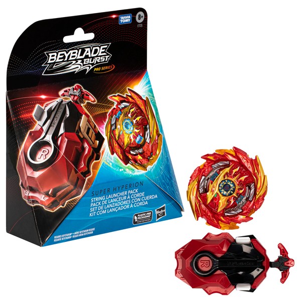 Beyblade Burst Pro Series Super Hyperion String Launcher Pack, Right/Left