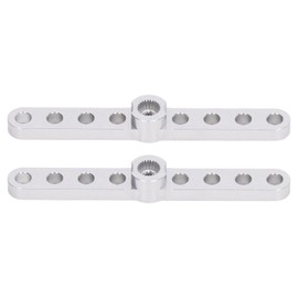 2Pcs Servo Arm Aluminium Alloy Steering Horn 25 Teeth Connection Part Accessory Set Kit