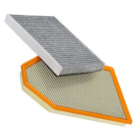 Engine Air Filter & Cabin Air Filter Combo Set 04861746AB Fit for Dodge Challenger Charger 11-23 for Chrysler 300 2011-2023 Replaces# 68071668AA
