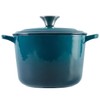 Flavehc Dutch Oven Pot with Lid 2.8 qt Cast Iron