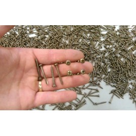 Unbranded 1 1/4" Pan Head #7 Fine Thread Phillips Head Pocket Hole Screws 100