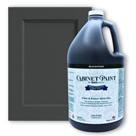 Bathworks Cabinet Paint American-Made, Low VOC Cabinet & Furniture Paint – Durable, Scrub-Resistant Finish – Ideal for Kitchen Cabinets & More – Multiple Colors & Sizes (Blackstone, 1 Gallon)