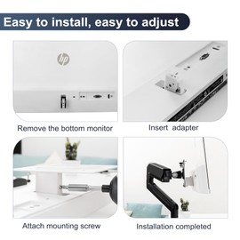 Wall Mount VESA Adapter Bracket Compatible with HP M Series Monitors M22f M24f M24fd M24fw M24fwa M27f M27fd M27fq M27fw M27fwa M32f 524sa 524sw 524sf 527sa 527sw 527sf and 532sf