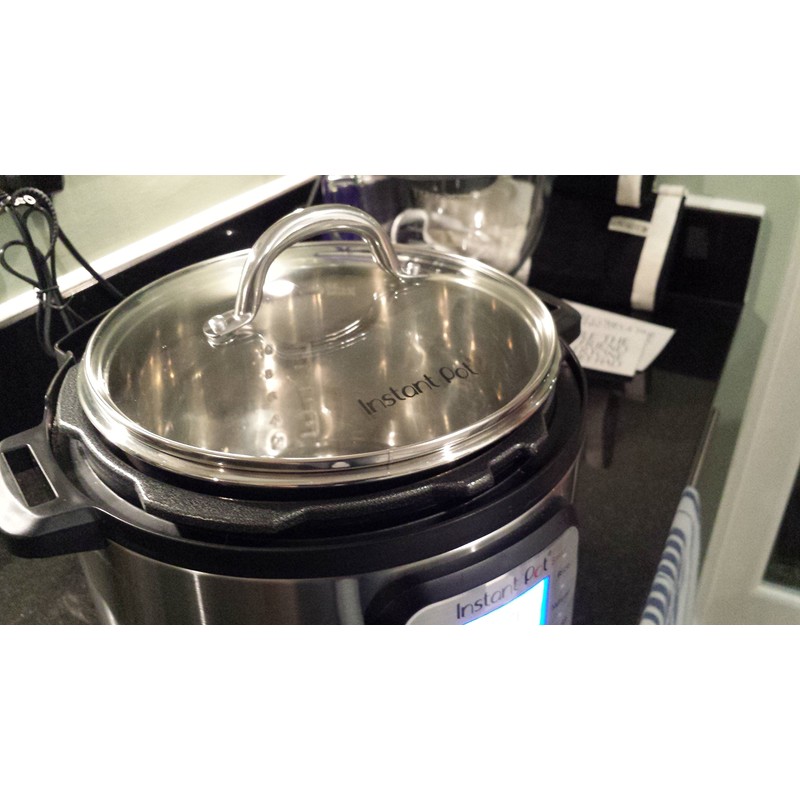 Instant Pot Tempered Glass Lid, 9.1-In, 6-Qt, Cooking Pot Lid,