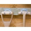 Wideskall Universal Galvanized Metal Utility Storage Hooks for Garden Tools