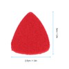 10pcs Ukulele Guitar Pick Red Wool Felt Guitar Plectrums String