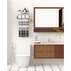 Towel Racks for Bathroom - Wall Mounted Metal Rack with
