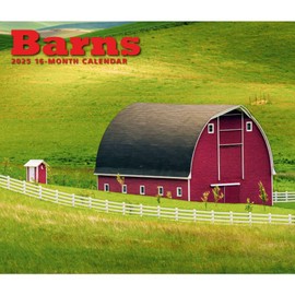 Calendar Ink, Barns Deluxe 2025 Wall Calendar