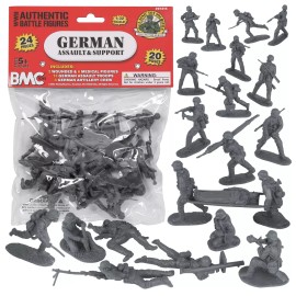 BMC CTS WW2 German Assault Medical Plastic Army Men Classic Toy Soldier Figures