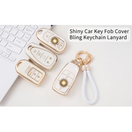 Snugfit Key fob Cover case Protector White (Hyundai C 4 Btn, White)