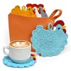 Drink Coasters, Decorative Bar Coasters, 4Pack Cute Coffee Coasters, Animal