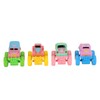 4pcs Pull Back Car Toys Cartoon Q Version Alloy Vehicle