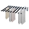 Pull Out Pants Rack Trousers Hanger, 9-Arm Steel Jeans Pants