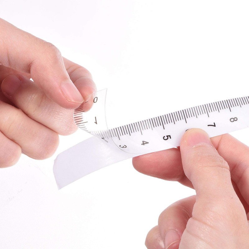 uxcell Adhesive Backed Tape Measure 100cm Vertical Read Measuring Tape