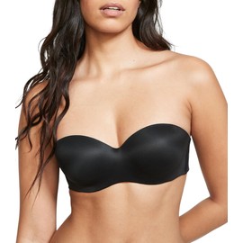 Victoria's Secret Body by Victoria Lightly Lined Strapless T Shirt Bra, Bras for Women, Black Smooth, 38DDD