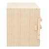 SPONGEBB Chicken Laying Nest 2 Compartments 24.8"X15.7"X17.7" Solid Pine Wood