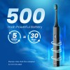 SEJOY Sonic Electric Toothbrush Rechargeable With 8 Brush Heads 5
