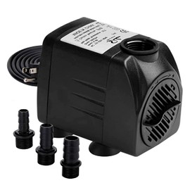 Simple Deluxe 400 GPH Submersible Water Pump with Adjustable Intake, 30W durable fountain water pump for Fish Tank, Hydroponics, Fountains, Ponds, Aquariums