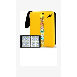CIUTEK Card Organizer, Binder Style, 8 Card Slots, Holds 400 Cards, Made of PU Leather, Waterproof, Large Capacity, Game Card Organizer, Celebrity Card Collector Bag, 8 Small Animals Design