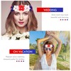 Hicarer 5pcs 4th of July Accessories Set Flower Patriotic Headband