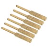 PATIKIL 7/32 Inch Diamond Chainsaw Sharpener, 6 Pack Titanium Plating