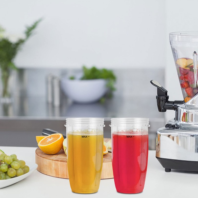 DRERIO 32 OZ Cup Compatible for Nutribullet, Transparent Cups, Cups,